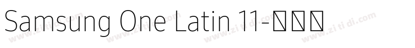 Samsung One Latin 11字体转换